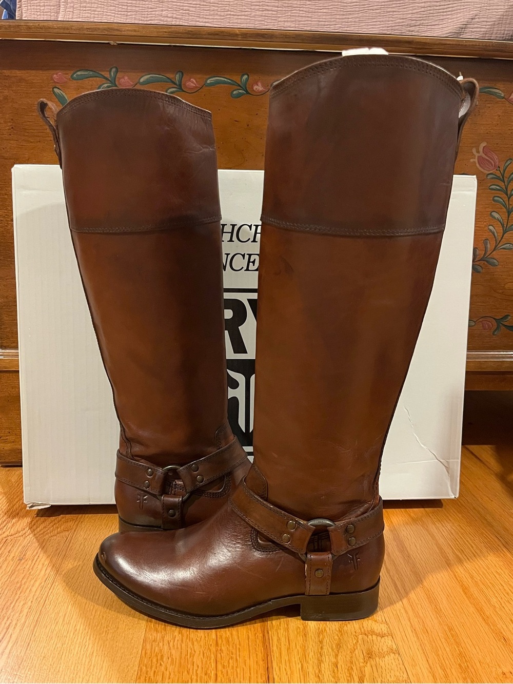 Frye | Melissa Harness Inside Zipper | Redwood | Size 7 M | Worn Once - Picture 2 of 16